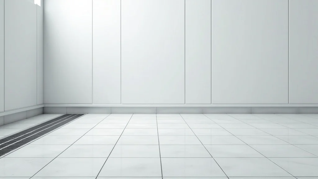 Hygienebereich mit Rinne und Hohlkehlsockel