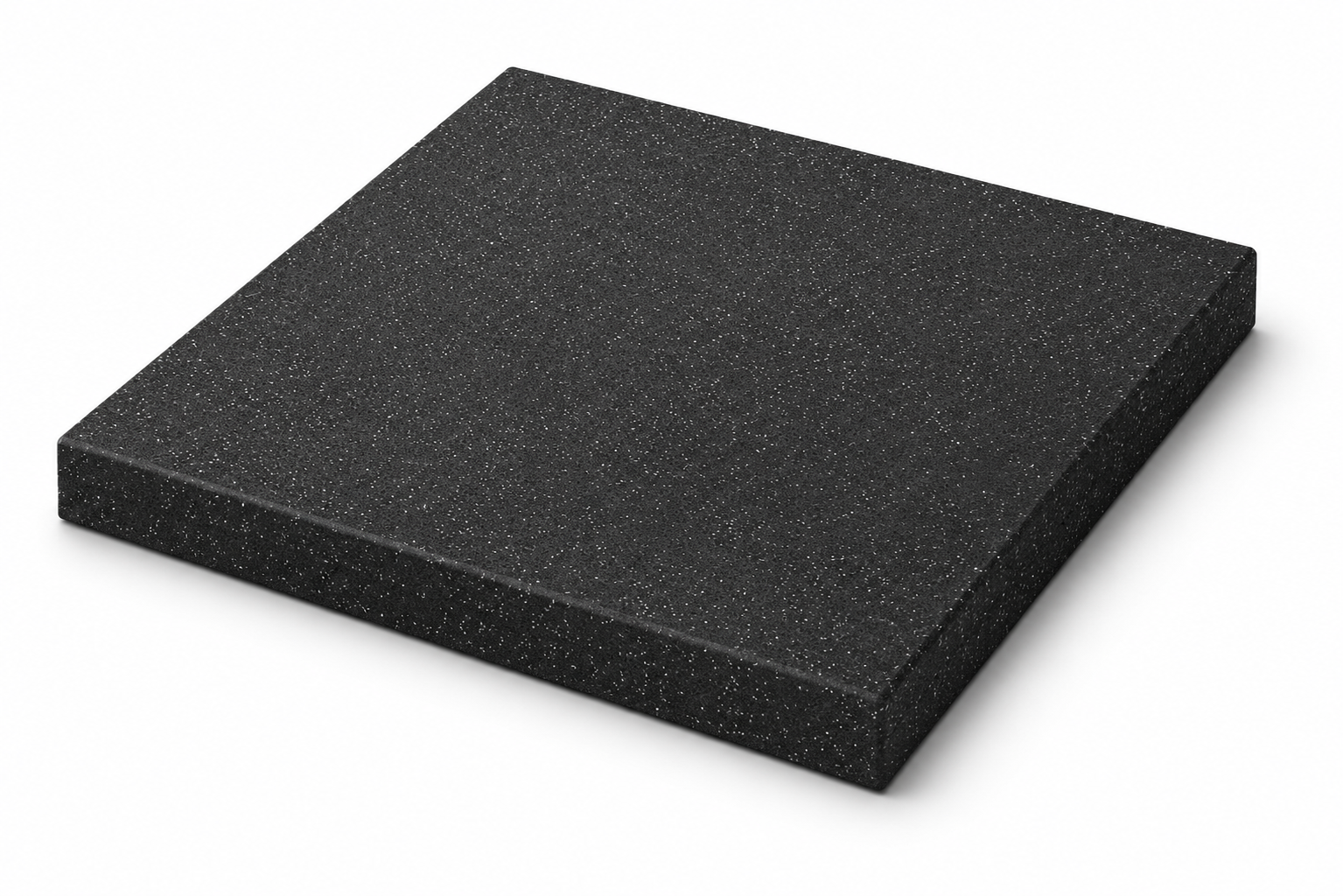 VIGRANIT® FEINKORN Bodenfliesen - schwarz-grau 200x200mm - digitale Produktvisualisierung - Farben können abweichen