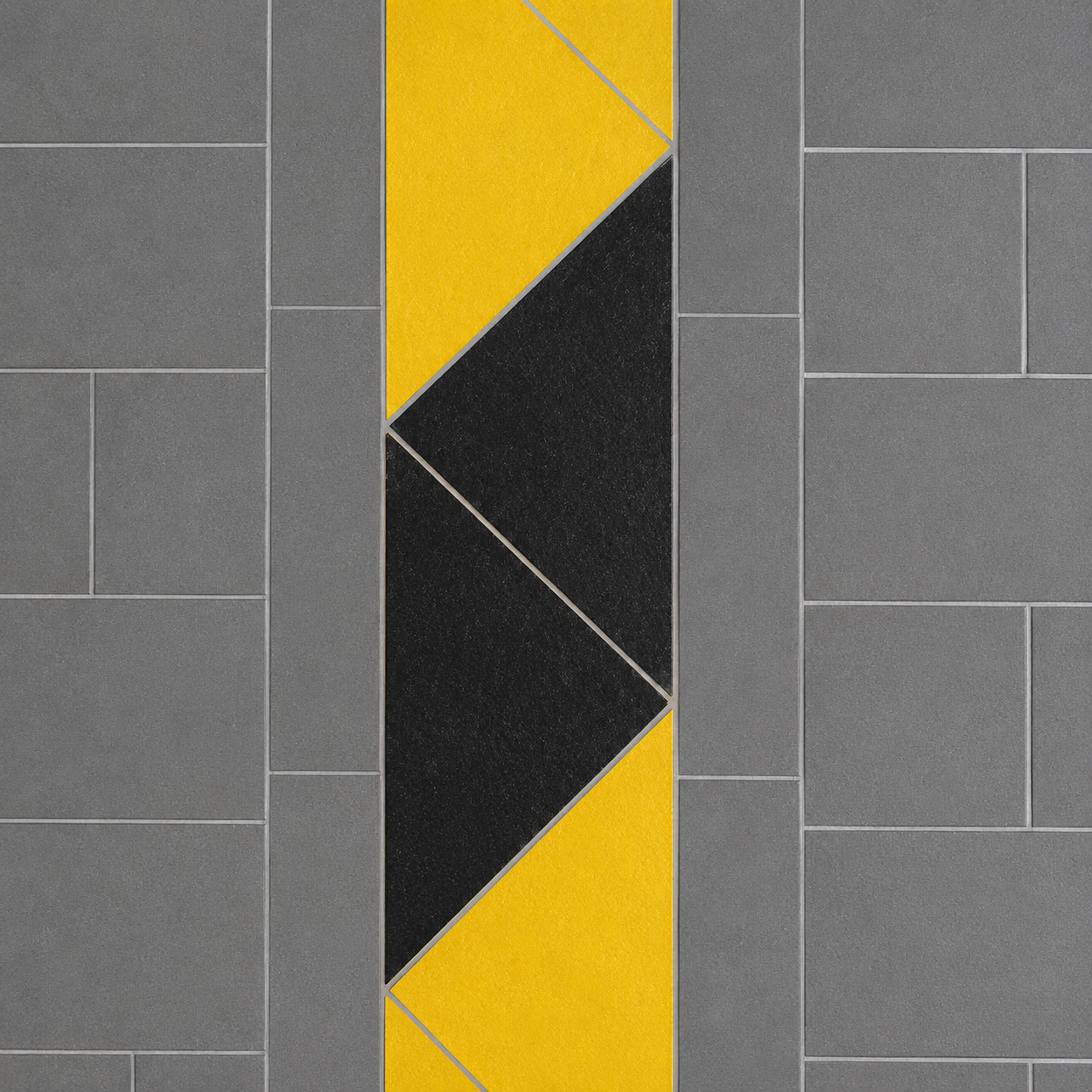 VIGRANIT® SIGNAL Markierungsstreifen - 200 × 200 × 15 mm  - Diagonal - verlegemuster 14cm Breite